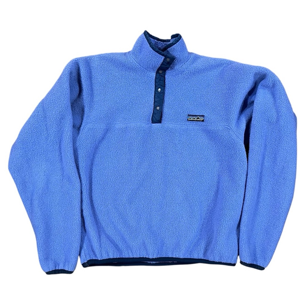 Vintage 80s 90s Patagonia Synchilla Snap-T Fleece Pullover 11 12